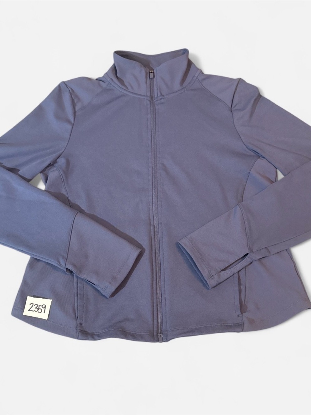 Danskin Lavender Full-Zip Active Jacket